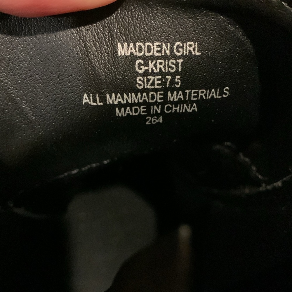 Madden Girl Chunky Combat Boots - Picture 5 of 7